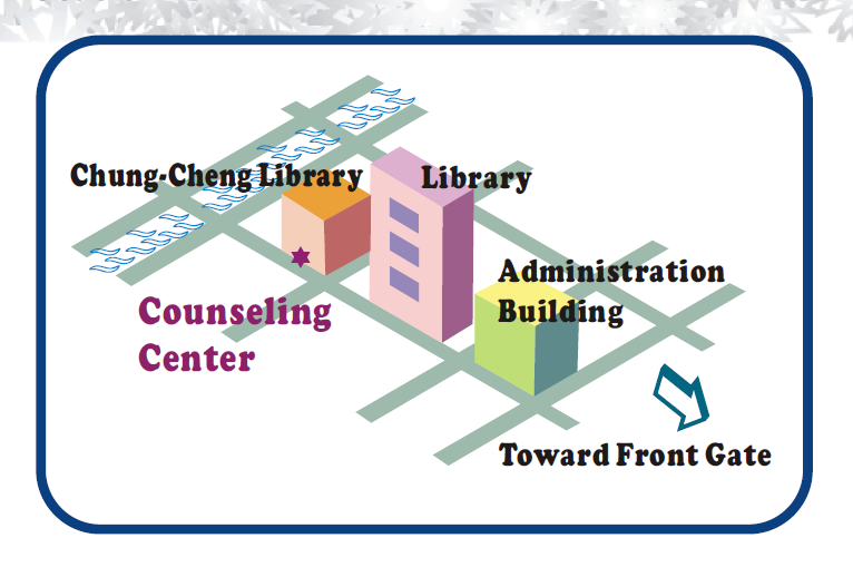 NCU Counseling Center Location Map